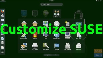 How to Customize your OpenSUSE install