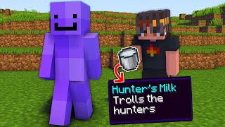 Minecraft Manhunt, But I Can Milk The Hunters