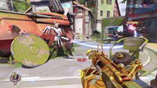 Overwatch - Eichenwalde choke point broken quickly.