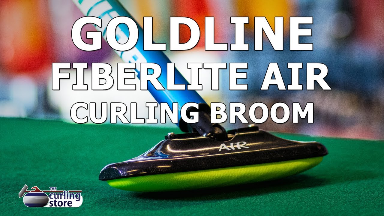 Fiberlite Air Curling Broom Ebony 1 1/8