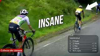 Roglič DESTROYS Egan Bernal on Covadonga Climb | Vuelta a España Stage 17 2021