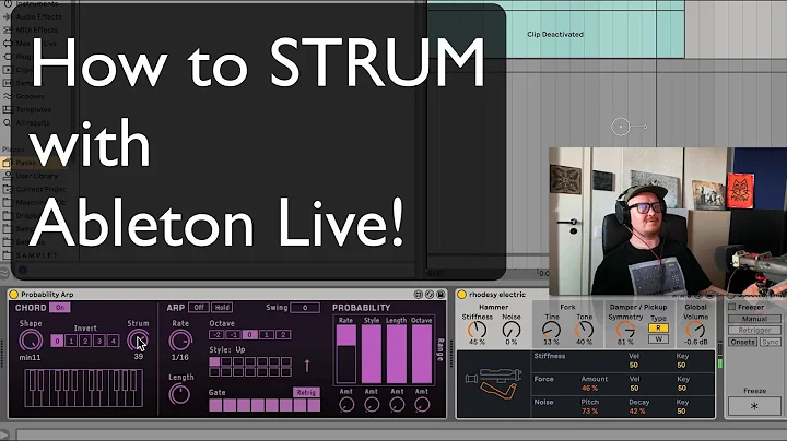 How to STRUM CHORDS with Ableton Live? (1-minute quicktip!)