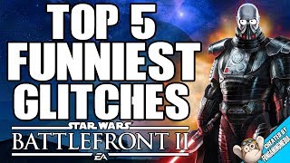 Star Wars Battlefront 2|Top 5 Funniest Glitches Of The Week|Top 5|THE Funniest Darth Vader Glitch