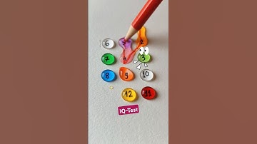 Số 3 đã bị bỏ qua khi nối từ 1 đến 12 #drawing #line #maths #quiz #shorts