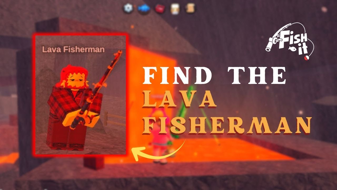 ЭТОТ NPC СКРЫТ! - Как найти Лавового Рыбака и разблокировать Лавовую Удочку в игре Fish It! Roblox