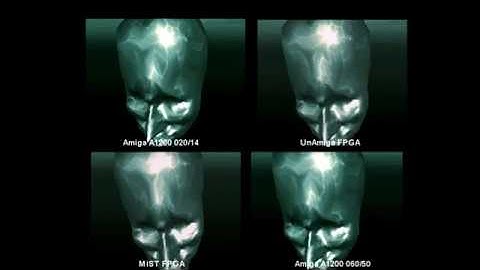 Amiga 020 vs UnAmiga vs MiST vs Amiga 060