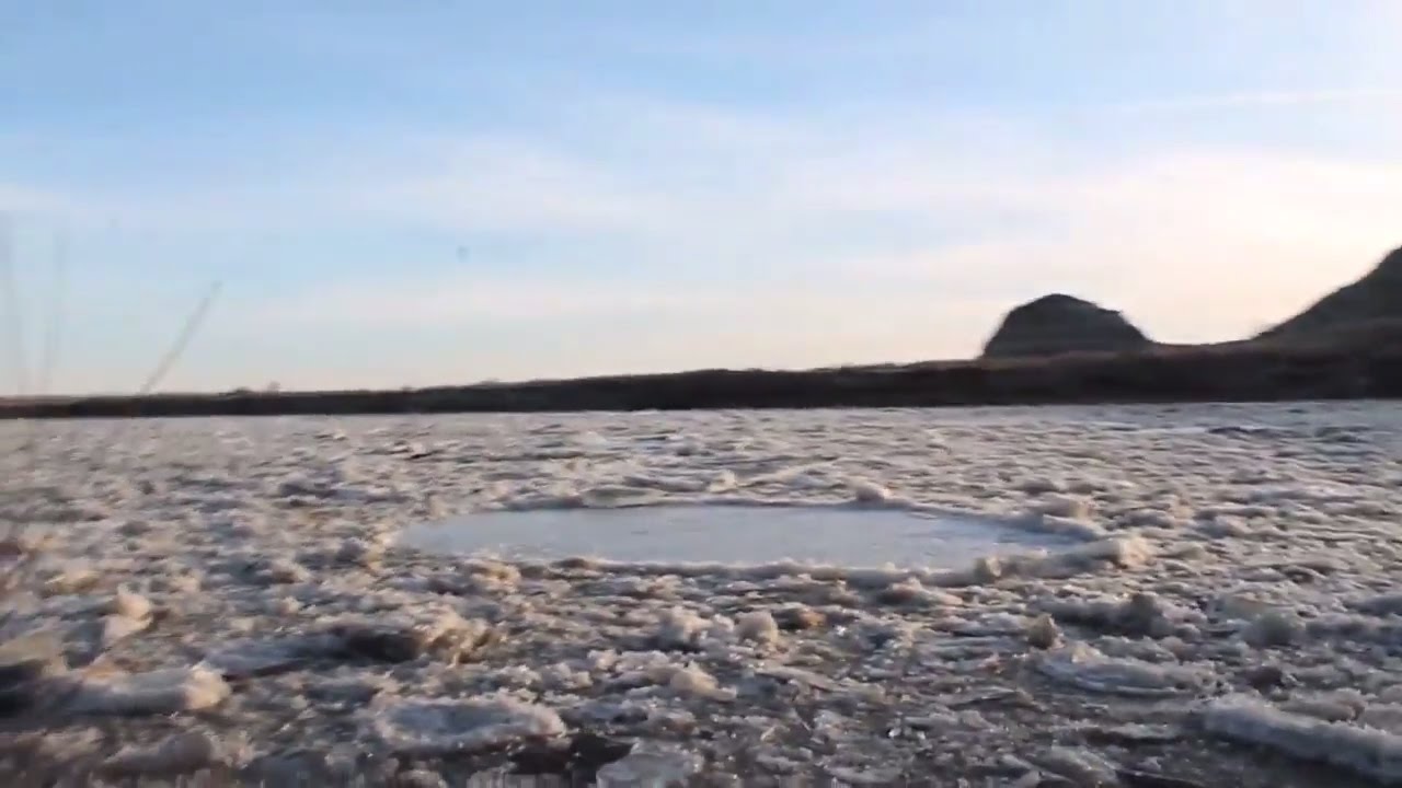 cold brew coffee Massive ice shove moves across river in Alberta