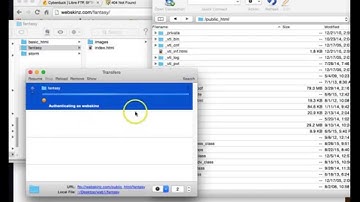 upload to hosting with Cyberduck
