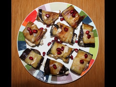 Баклажаны с орехами по грузински. Georgian aubergine with nuts.