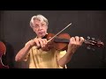 Darol Anger evaluates a new Russ McCumber 5-string Fiddle