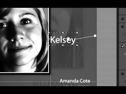 Lightroom 4_Slide Show_Text Overlays