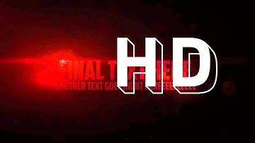 Free After Effects Project File (.Aep) #5