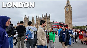 🇬🇧Walking Through London’s Most Famous Tourist Spots 🇬🇧✨ - London Autumn Walk 2025