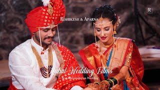 Best Maharashtrian Wedding Films | Rushikesh \& Aparna | Wedding Short Film By Rahul Wedding Films