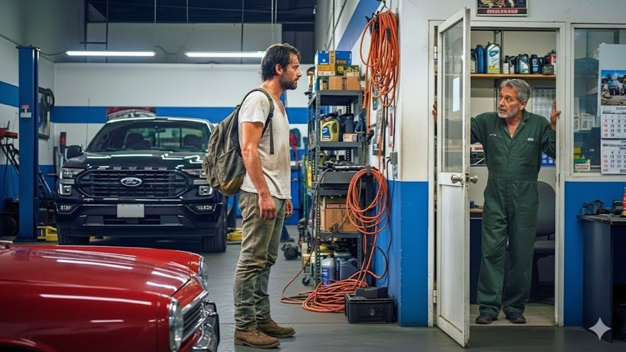 Nikt nie potrafił naprawić tej ciężarówki przez 30 dni… aż bezrobotny mechanik wszedł, prosząc o ...