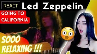 REACTING to LED ZEPPELIN - GOING TO CALIFORNIA (THIS WAS AWESOME!!!)