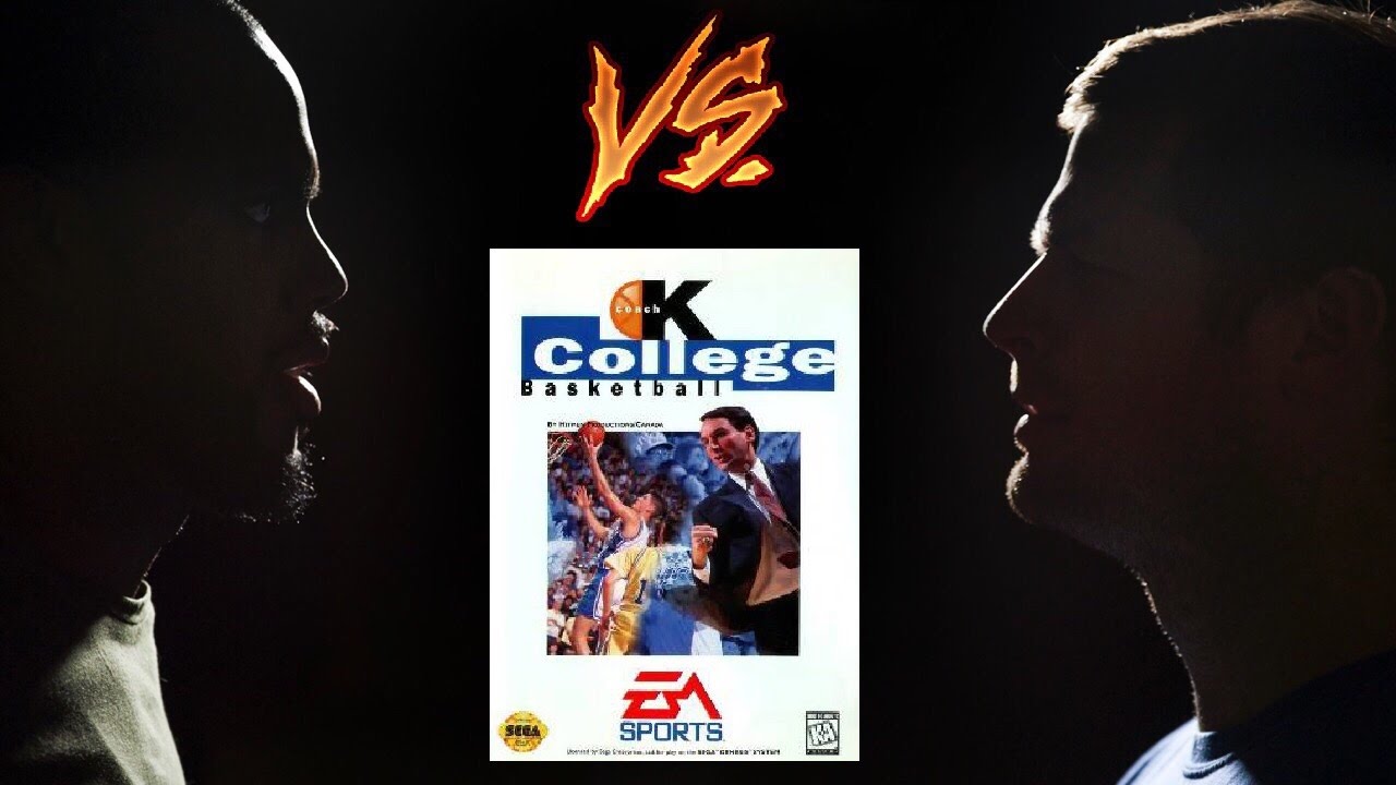 Coach K College Basketball Sega Genesis Retro Sports League Tom vs Joe Game 4 YouTube