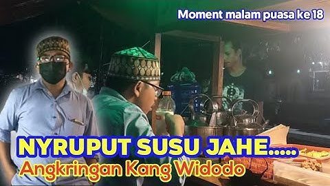 ANGKRINGAN || Adem adem nyruput wedang susu jahe anget Kang Widodo, Emang joozzz‼️