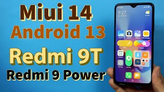 Miui 14 Android 13 On Redmi 9T Redmi 9 Power - YouTube