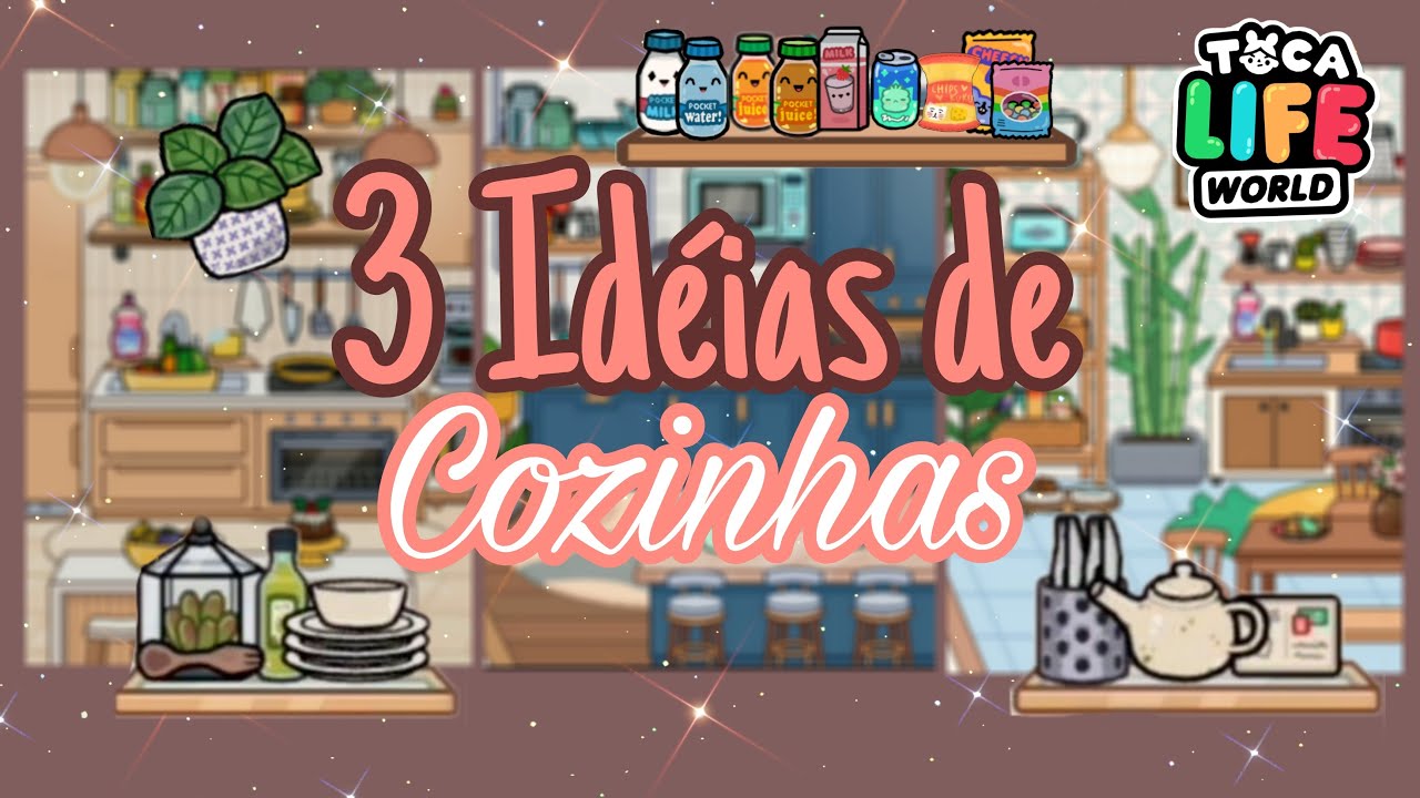 TOP 5 IDEIAS DE COZINHA GRÁTIS! (Toca Life World) 