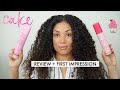 CAKE CURL CREAM + LEAVE IN REVIEW | CURLY HAIR