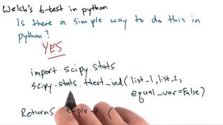 90   Welch's t Test in Python
