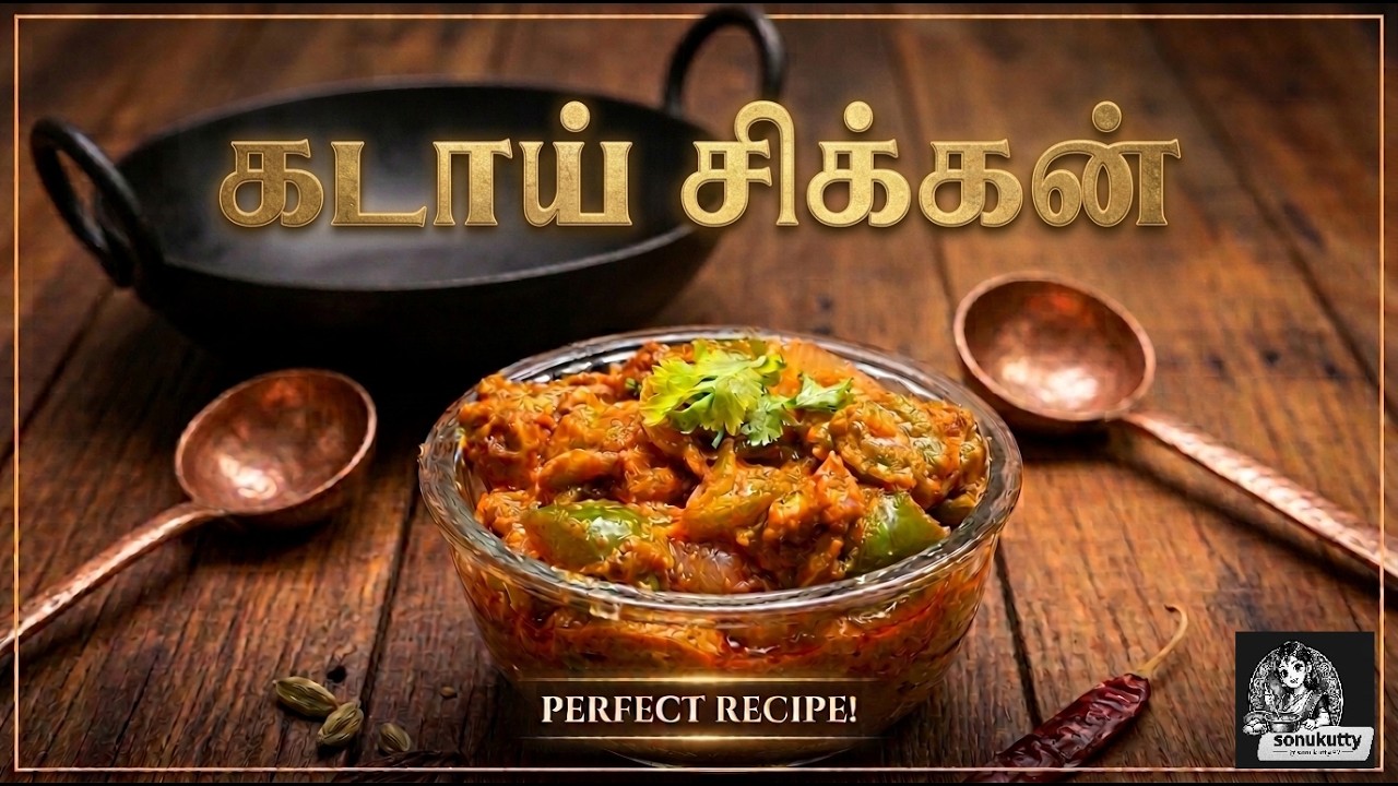 கடாய் சிக்கன் || kadaai chicken in tamil | Dhabha style kadaai chicken | sidedish recipes in tamil