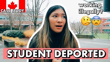 STUDENT DEPORTED FROM CANADA FOR WORKING ILLEGALLY