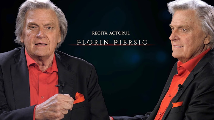 Aplauze pentru poet – recită actorul Florin Piersic
