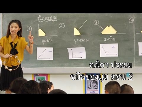 คณิตฯ ประถม ชนิดของมุม ตอน 2