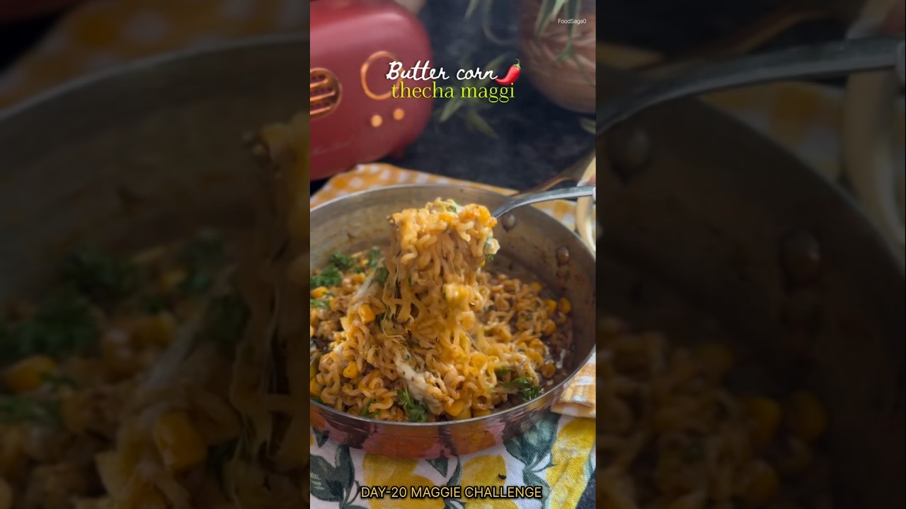 DAY_20 BUTTER OIL MAGGIE MASALA RECIPE CHALLENGE 