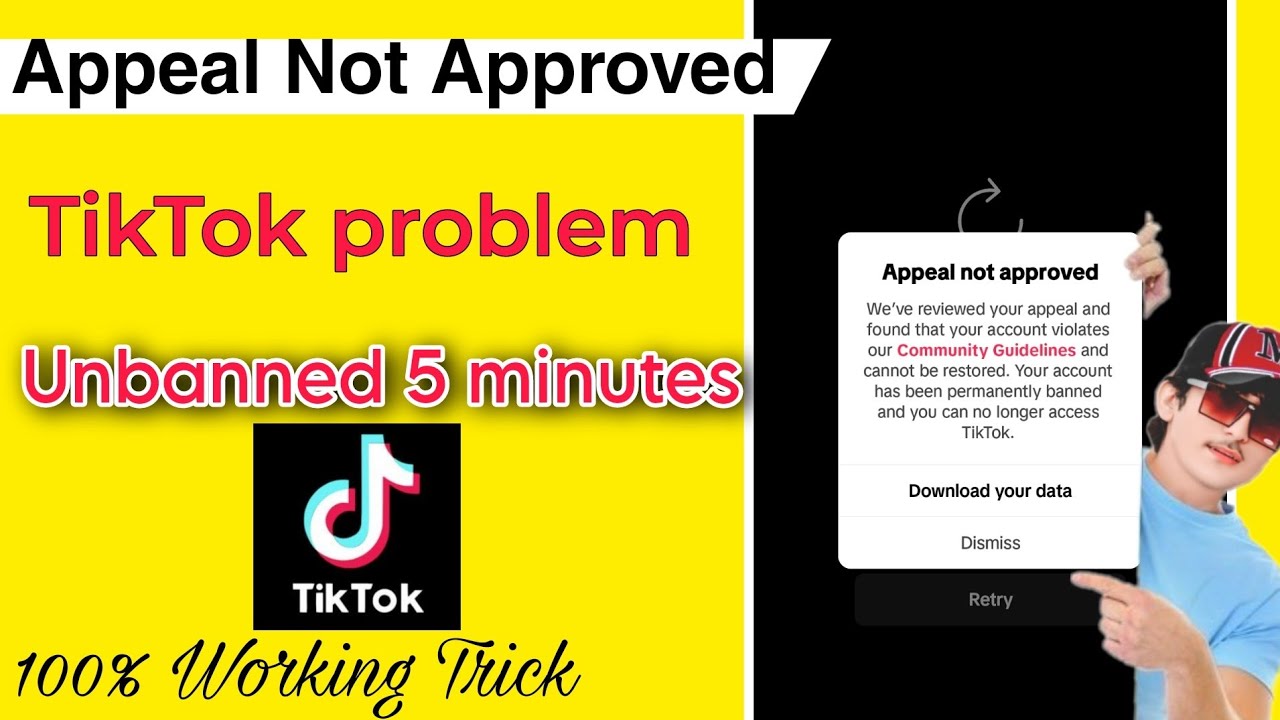 Appeal Not Approved TikTok Community Guidelines Problem Appeal Not appeal-not-approved-tiktok-community-guidelines-problem-appeal-not