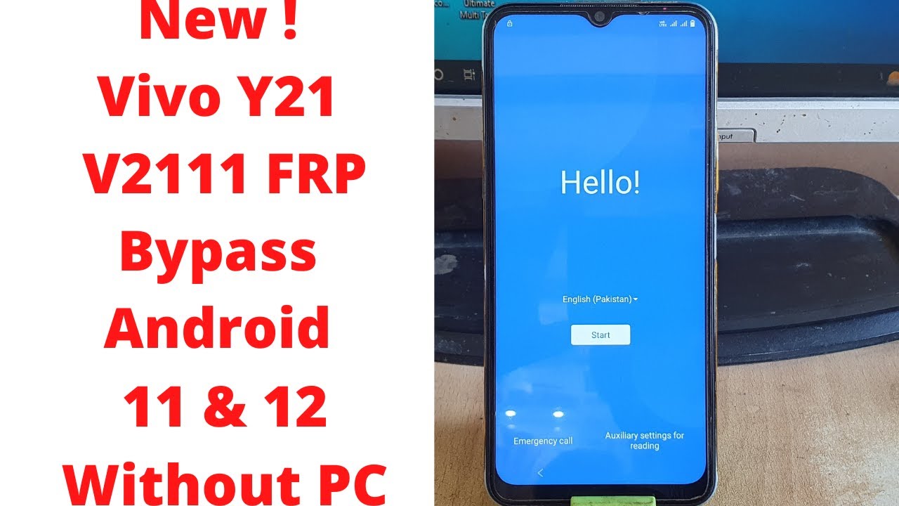 New ! Vivo Y21 V2111 FRP Bypass Android 11 & 12 Without PC || vivo y21