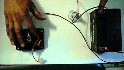 Testing Single Pack IGBT Bricks with Lamp and Battery