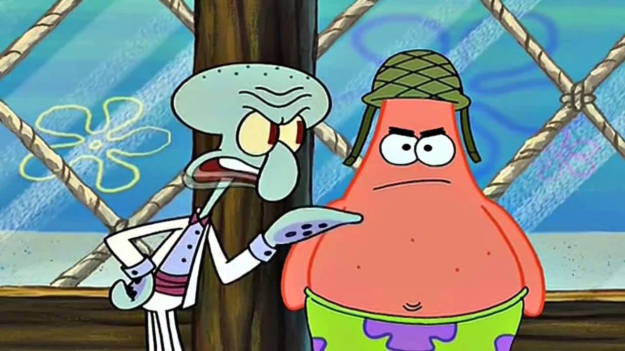 Bobesponja El ejército podría ayudar a arreglar mi vida YouTube