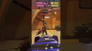 the flick on the mercy tho #overwatch #overwatch2 #cod #ashe #funny #cute #girl