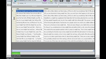 Article Scraper from Wicked Article Creator
