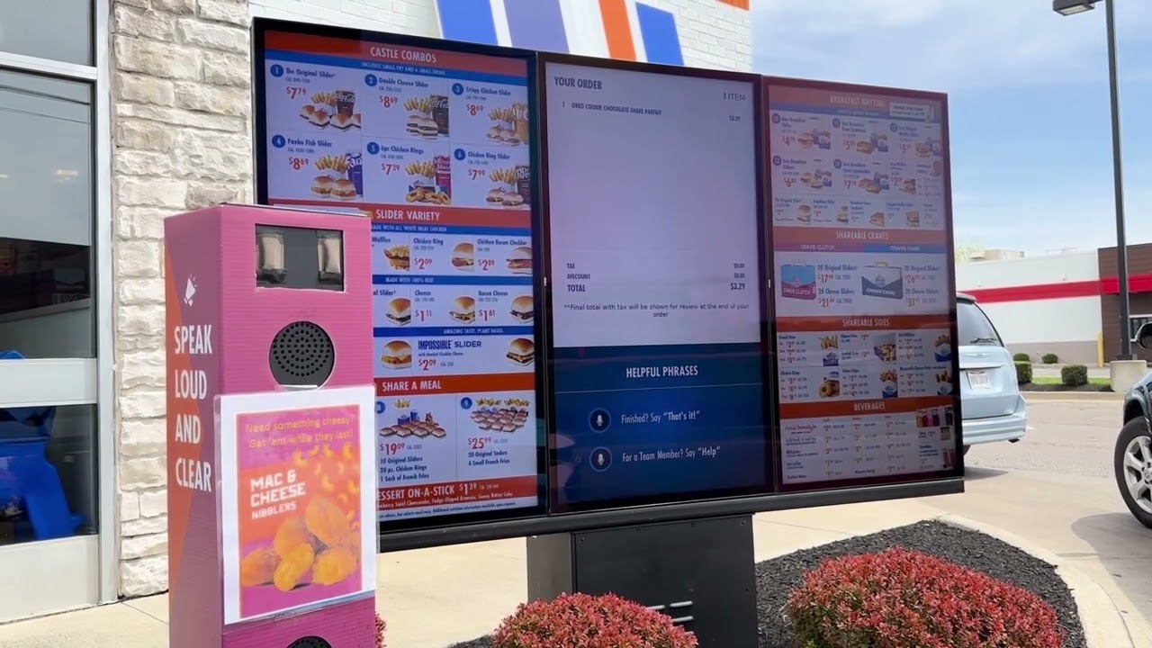 White Castle's new voice ordering system powered by Soundhound.