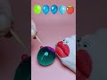 ASMR hand mukbang | Balloon jelly | White sugar pearls | Strawberry gummy #asmr #stressrelief