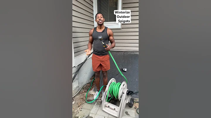 Winterize your outdoor faucets & spigots to prevent pipes from bursting. #homemaintenance #hometips