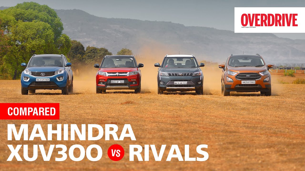 Mahindra XUV300 v Maruti Suzuki Vitara Brezza, Tata Nexon & Ford EcoSport | OVERDRIVE