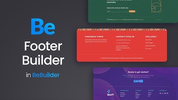 Building A Footer From Scratch - #1 Flexbox Website Builder for WordPress