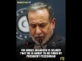 FM Abbas Araghchi is SCARED that he is about to be fired by President Pezeshkian
