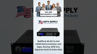 WolfPack 4K 30 Hz 8x8 HDMI Switcher with Apps &amp; WEB GUI 51 #wolfpack