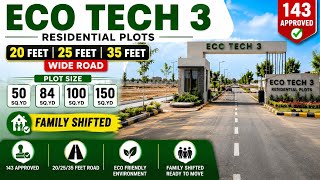 Residential Plots Eco Tech 3 | Loan AVILABLE NBFC | Plots IN G.Noida | #trending #stsallrounder