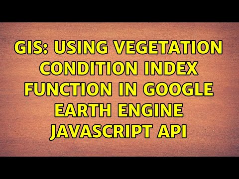 GIS: Using Vegetation