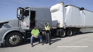 Truck driver hears strange thud on Ohio highway, makes surprising discovery