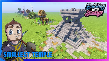 Minecraft - Building with Sausage - Smallest Temple [Vanilla Tutorial 1.12]