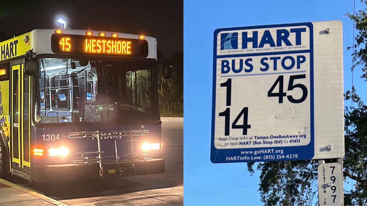 hart-bus-1304-on-route-45-to-westshore-plaza-youtube