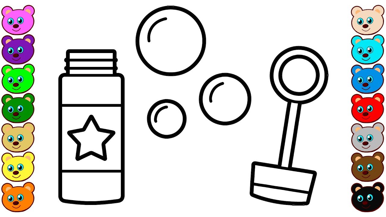 soap coloring page